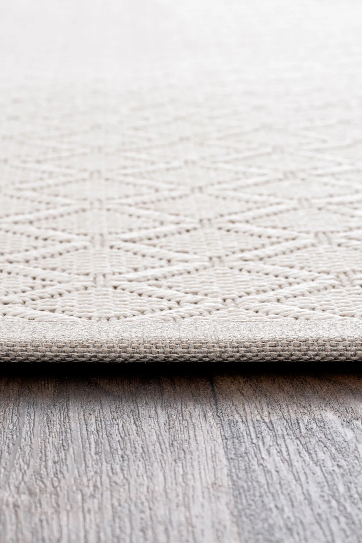 Koza Premium Sisalo Bordüre Creme Sisal Teppich Bordüre Creme