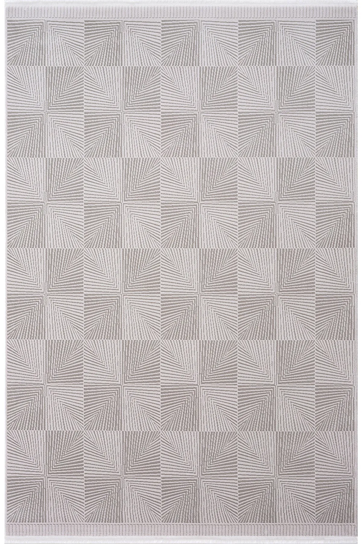 Tappeto da soggiorno Koza color grigio perla