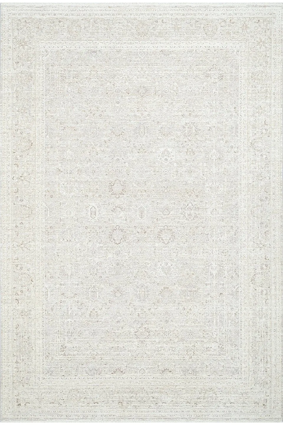 Anatolia - Tappeto da soggiorno moderno classico con frange Axton