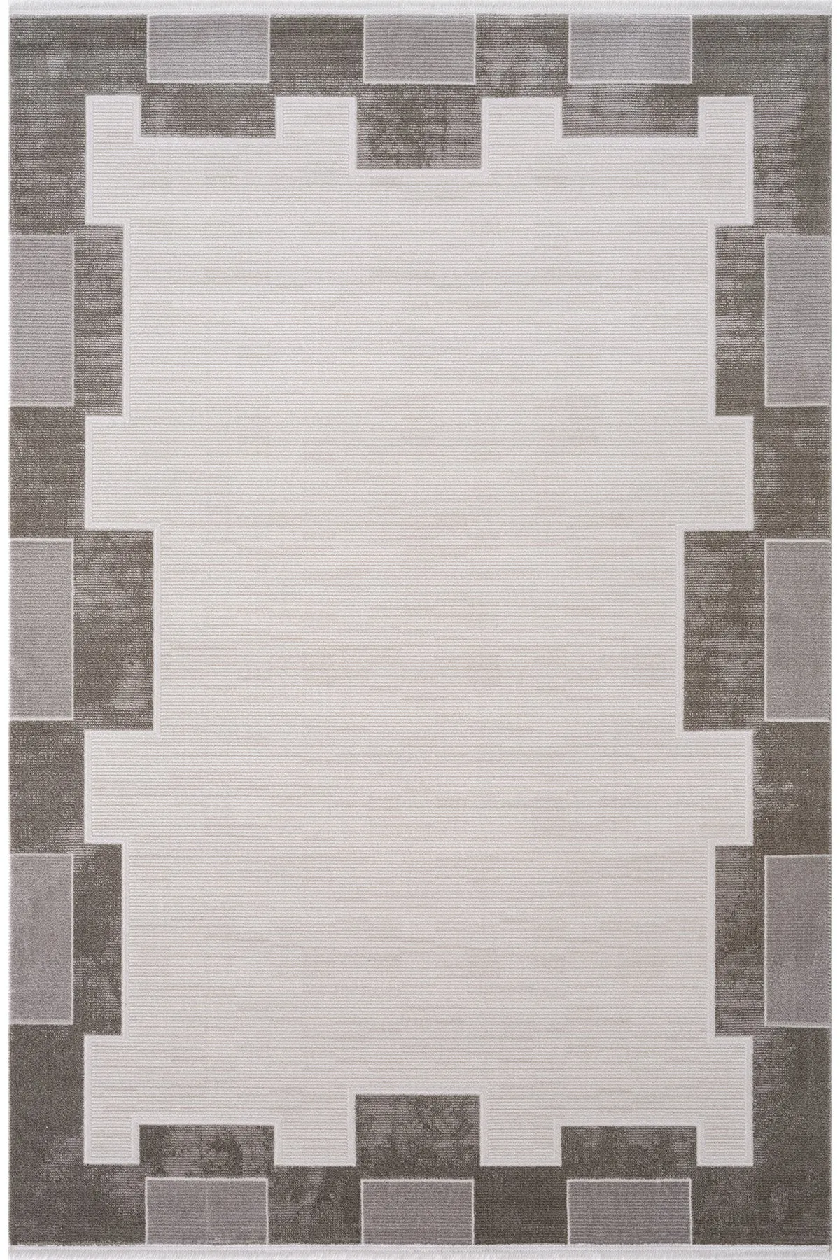 Tappeto da soggiorno Koza color grigio perla