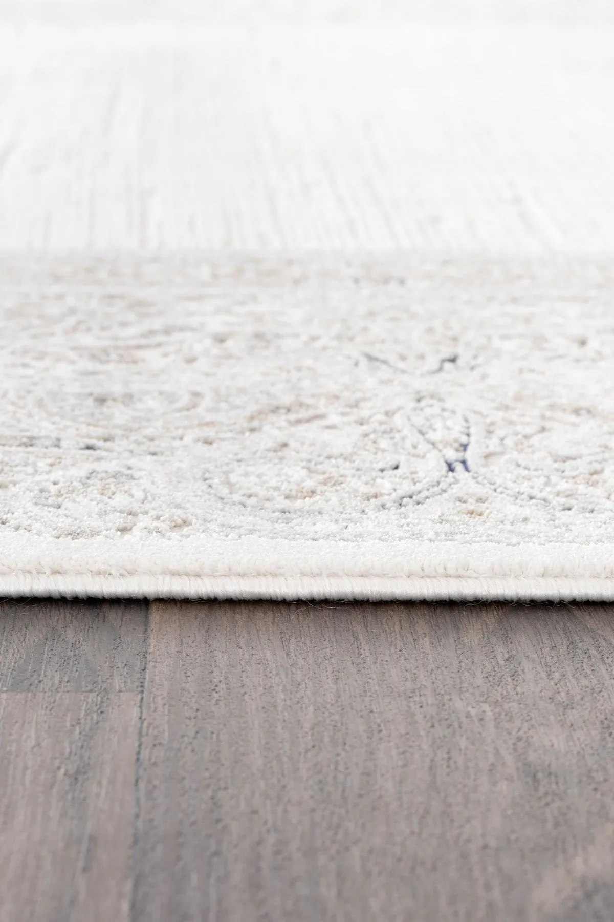 Koza Mirage Cream Blue Living Room Rug