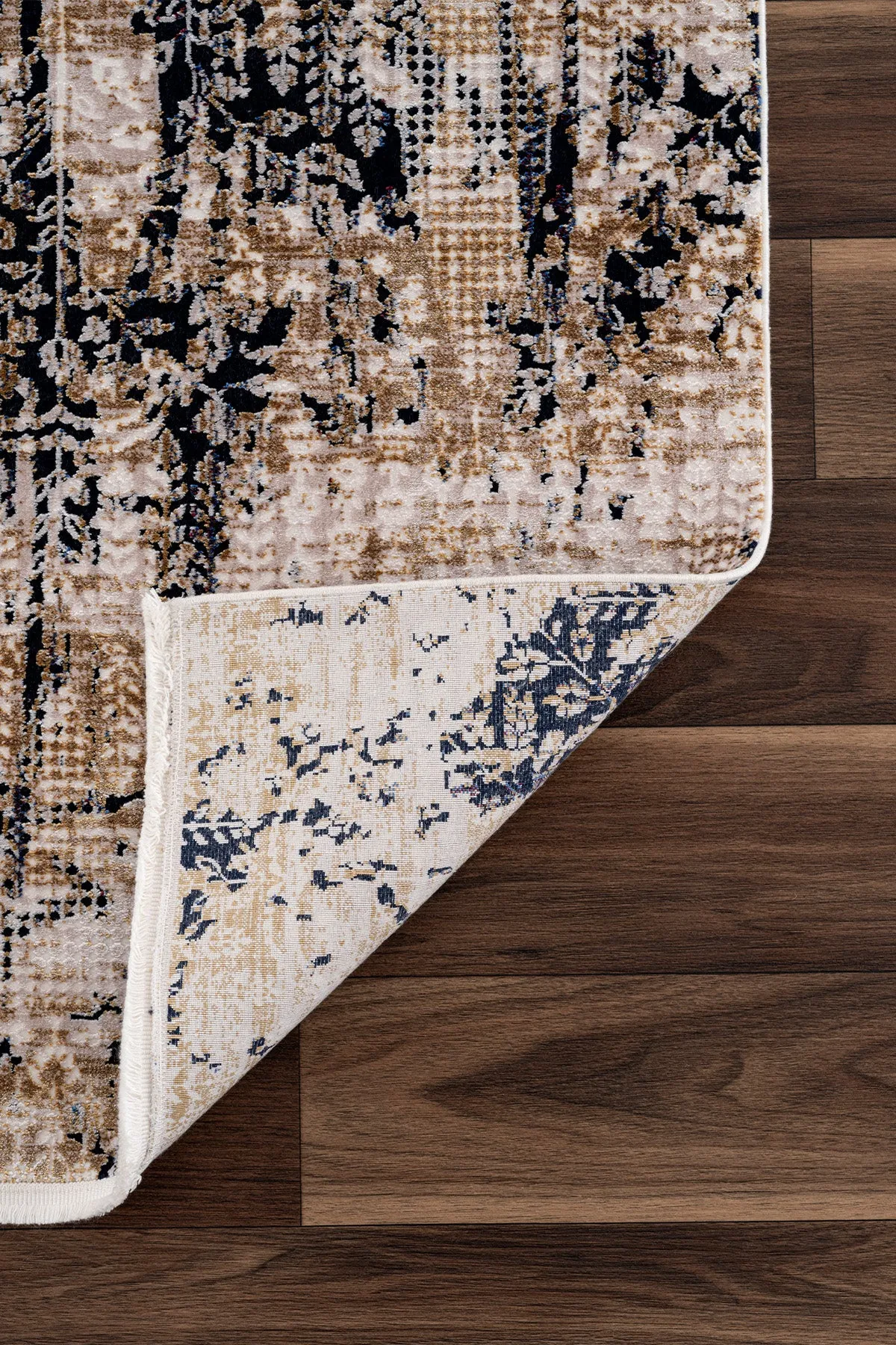 Koza Nostalgia Beige Gold Living Room Rug