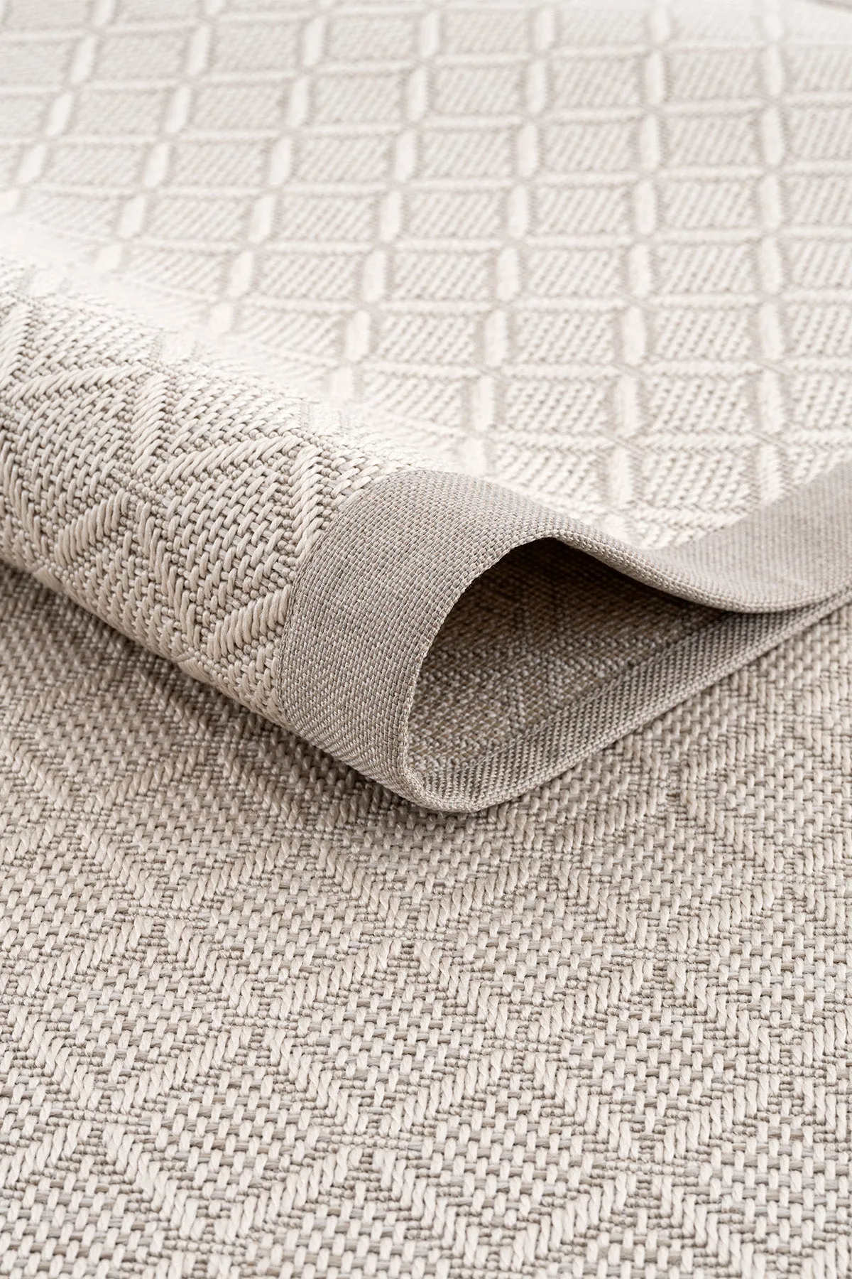 Koza Premium Sisalo Bordüre Creme Sisal Teppich Bordüre Creme