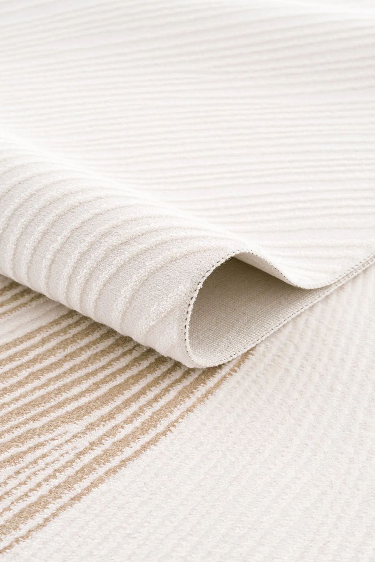 Koza Luna Creme-Beige Wohnzimmerteppich