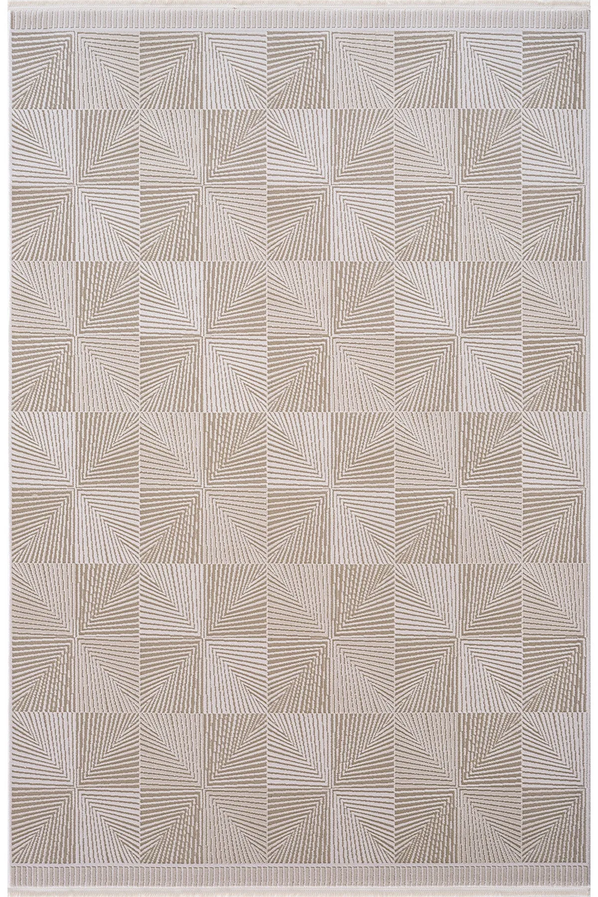 Tappeto da soggiorno Koza color beige perla
