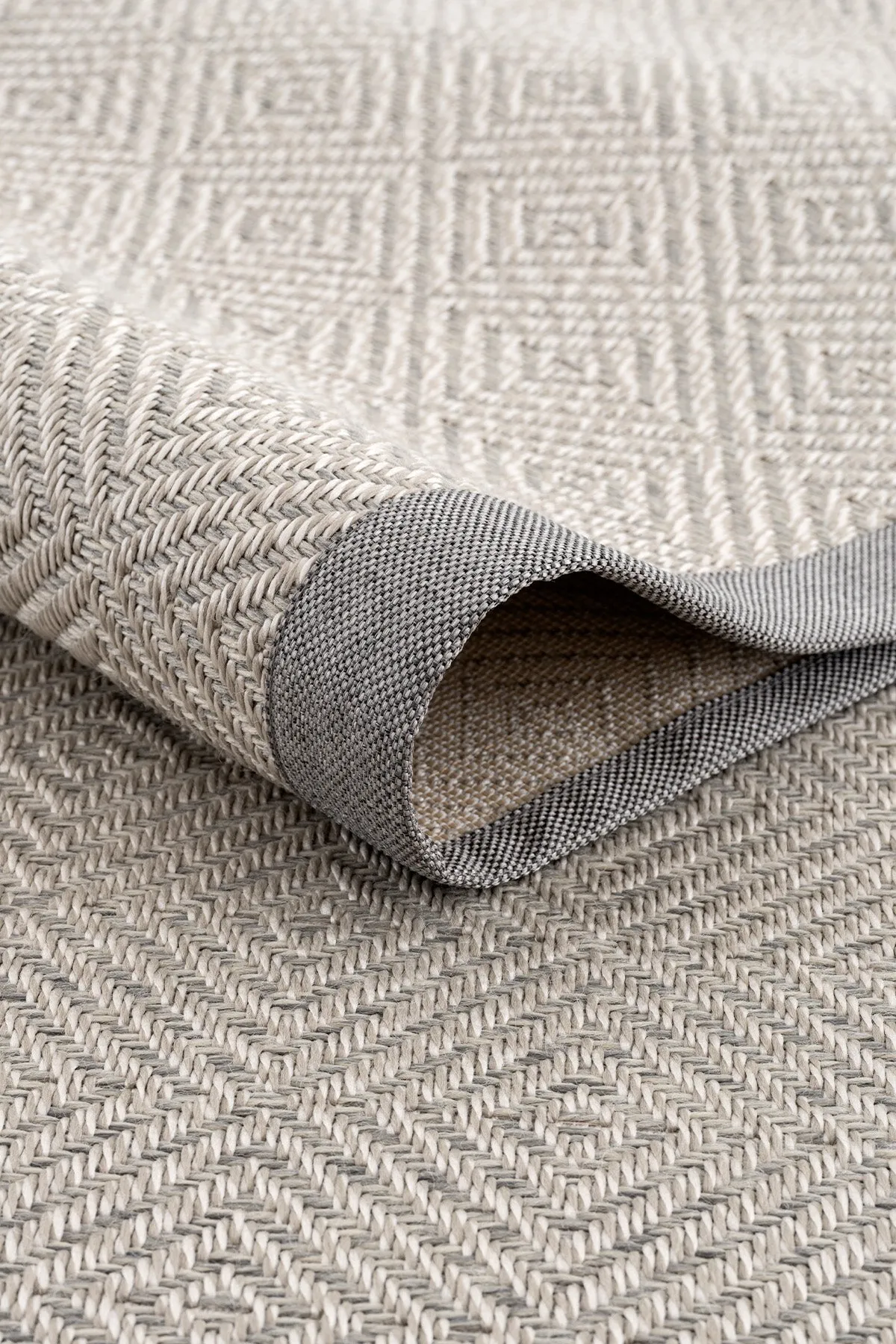 Koza Premium Sisalo Border Grauer Sisalteppich – Grauer Rand
