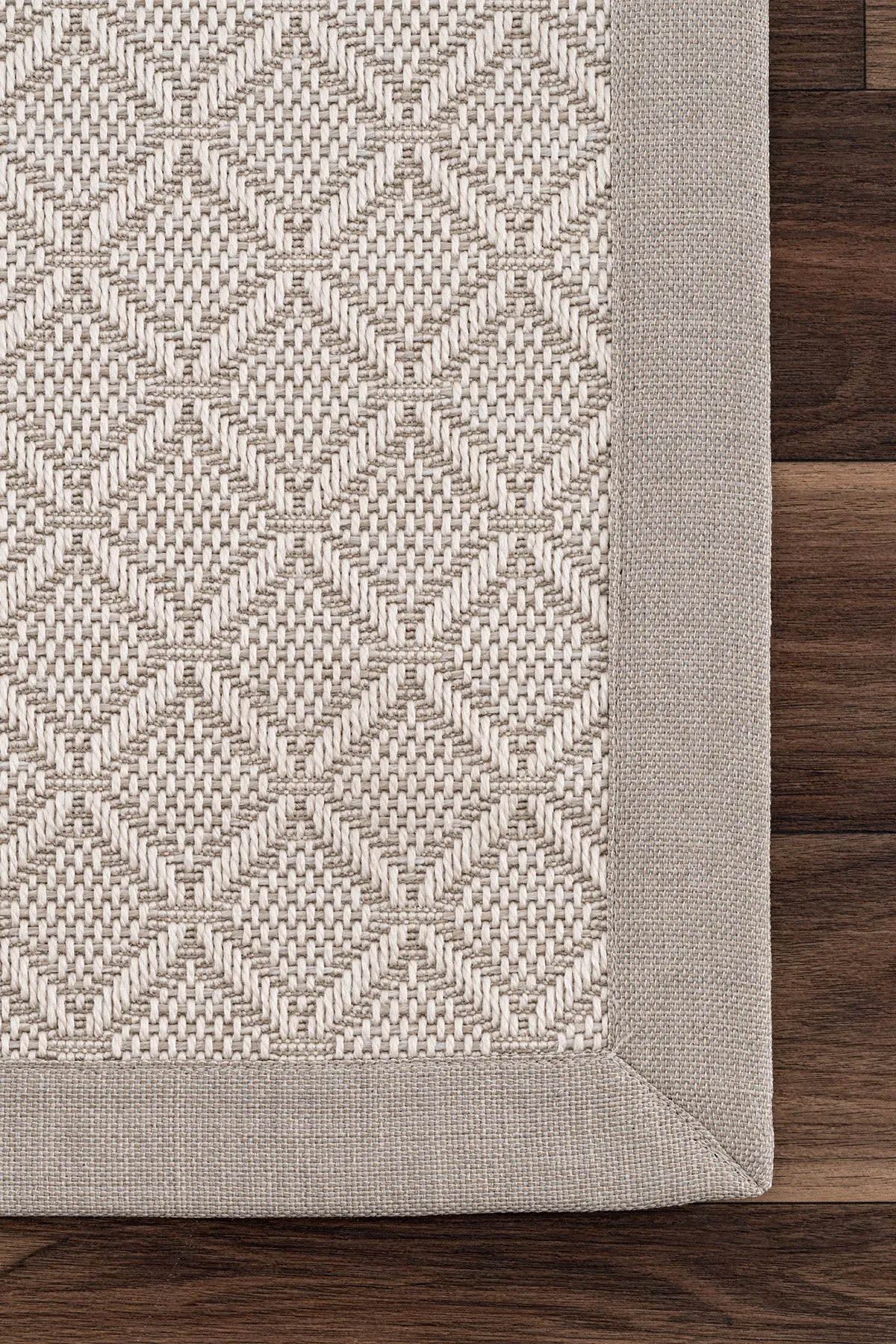 Koza Premium Sisalo Bordüre Creme Sisal Teppich Bordüre Creme