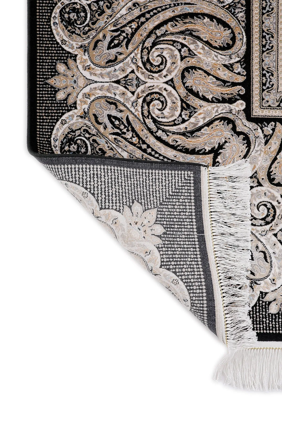 Elegante tappeto da soggiorno dal design raffinato.