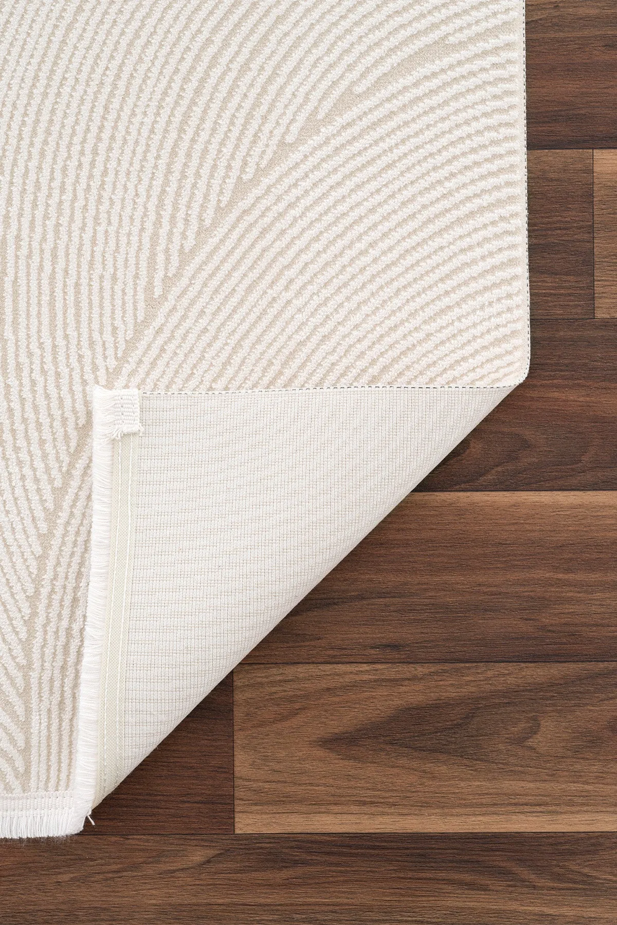 Tapis de salon Koza Luna crème