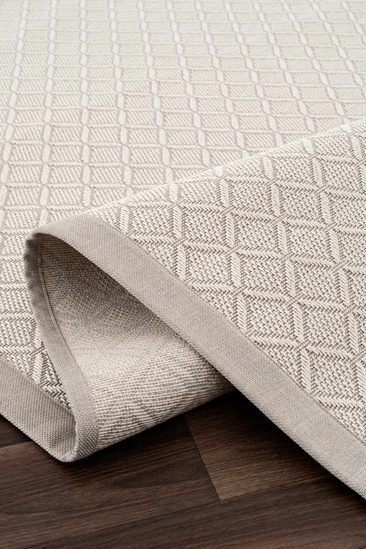 Koza Premium Sisalo Bordüre Creme Sisal Teppich Bordüre Creme
